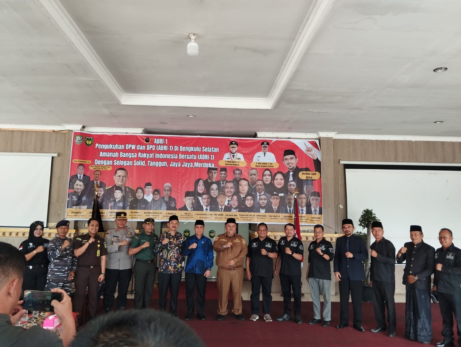 Pelantikan DPW dan DPD Amanah Bangsa Rakyat Indonesia Bersatu (ABRI 1) di Bengkulu Selatan