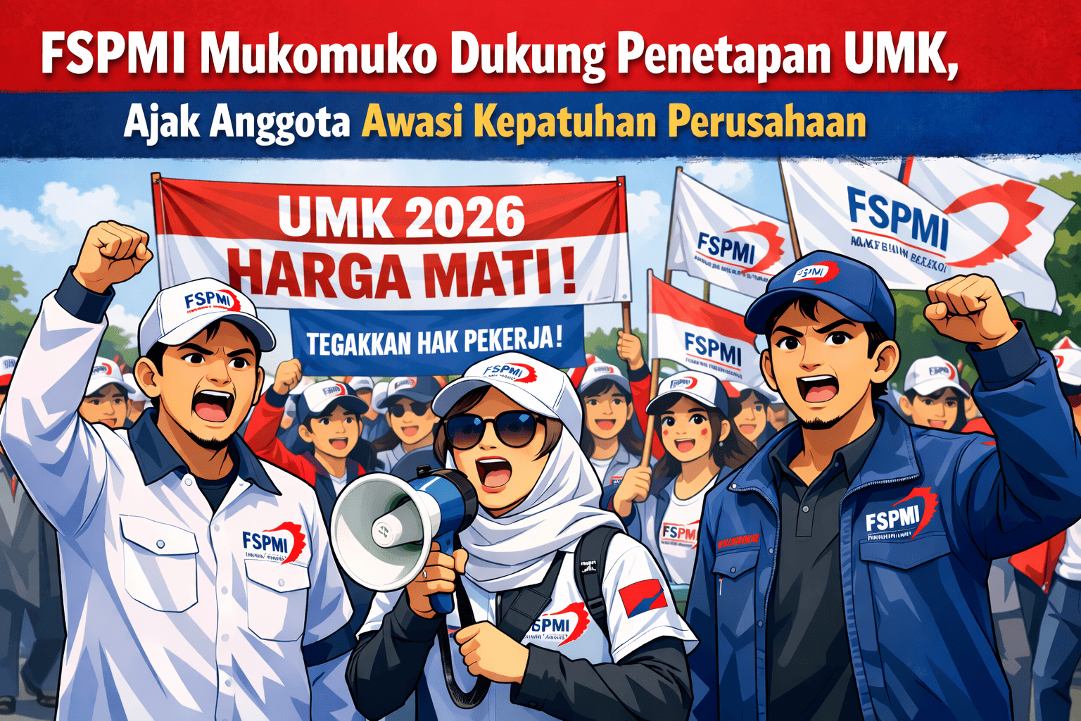 FSPMI Mukomuko Dukung Penetapan UMK, Ajak Anggota Awasi Kepatuhan Perusahaan