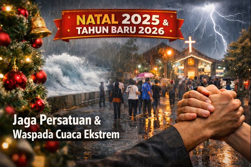 Waspada Cuaca Ekstrem dan Isu Pemecah Belah, Masyarakat Bengkulu Diajak Jaga Kondusivitas Natal 2025 dan Tahun Baru 2026