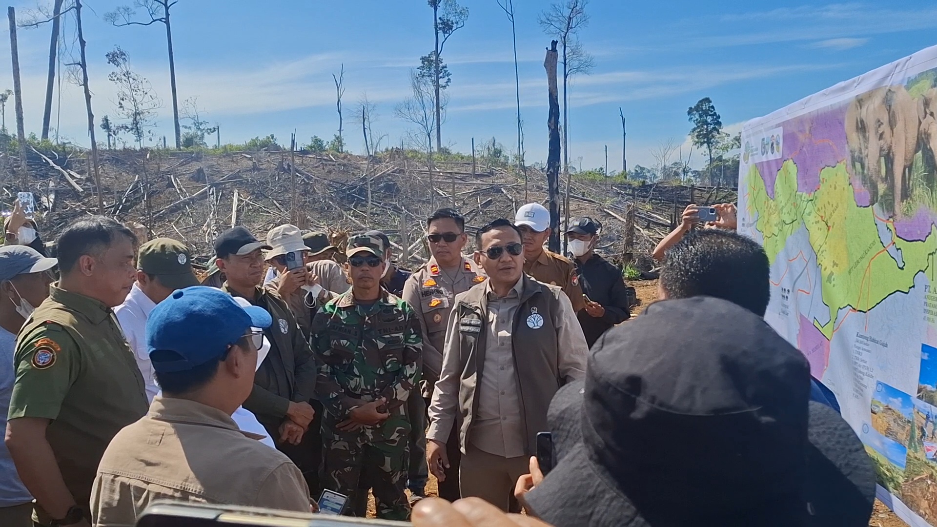 Pemerintah Tegas Berantas Aktivitas Ilegal di Kawasan Hutan, Wamenhut Soroti Habitat Gajah Sumatera di Seblat