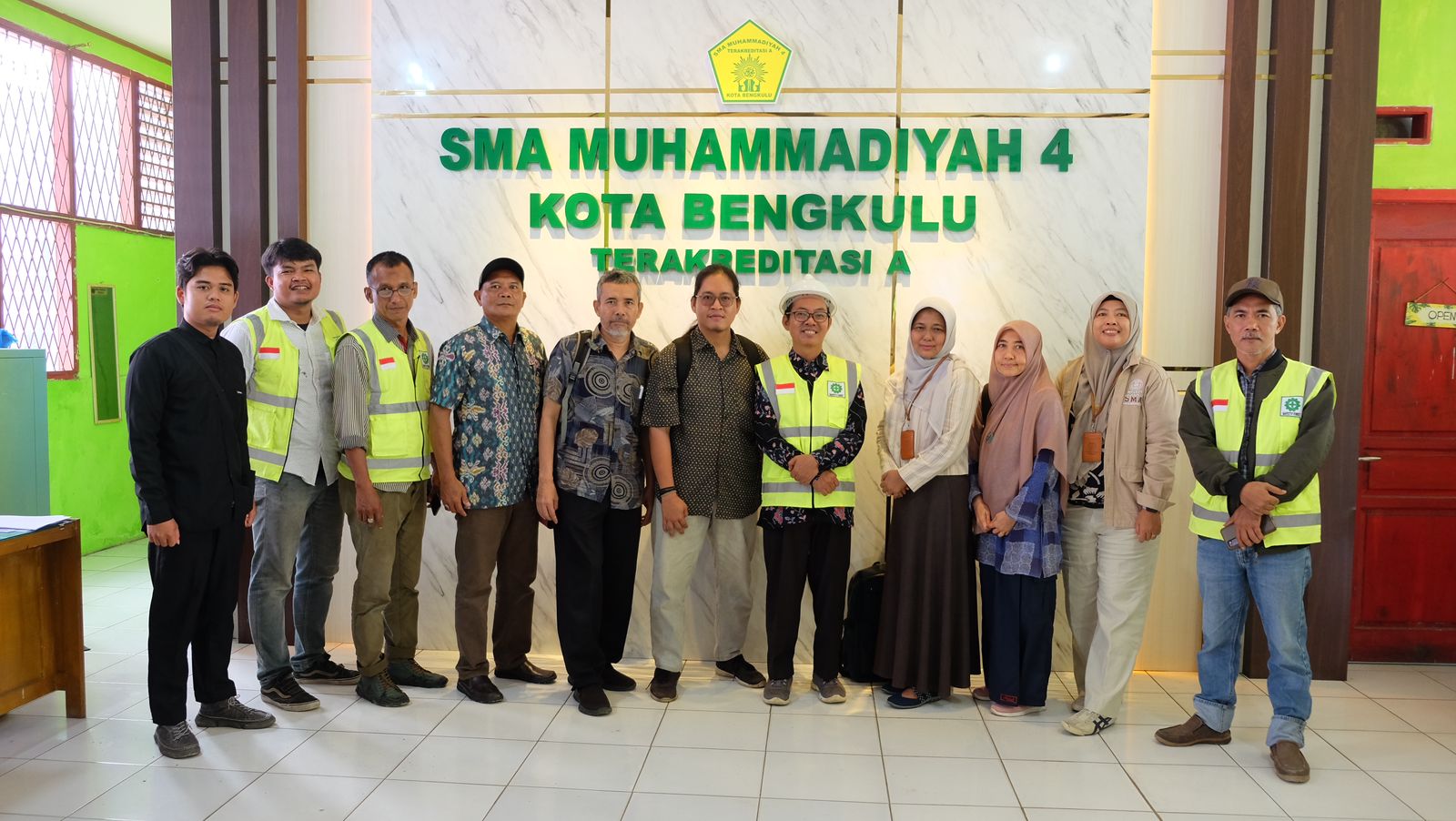 BPMP Bengkulu Pastikan Revitalisasi SMA Muhammadiyah 4 Sesuai Spesifikasi