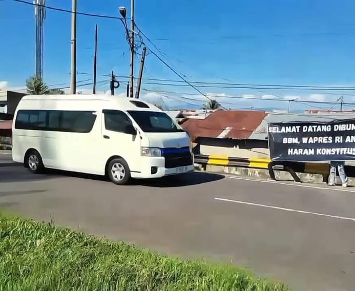Kunjungan Wapres Disambut Aksi, Disambut Protes dan Masyarakat Soroti Lambannya Tindakan Gubernur Bengkulu Terkait Krisis BBM