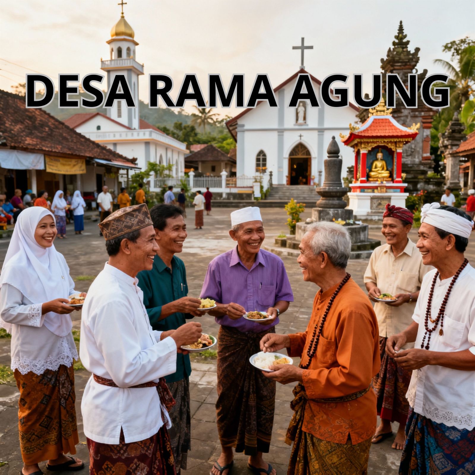 Tumbuh Bersama dalam Perbedaan, Potret Kerukunan Warga Rama Agung