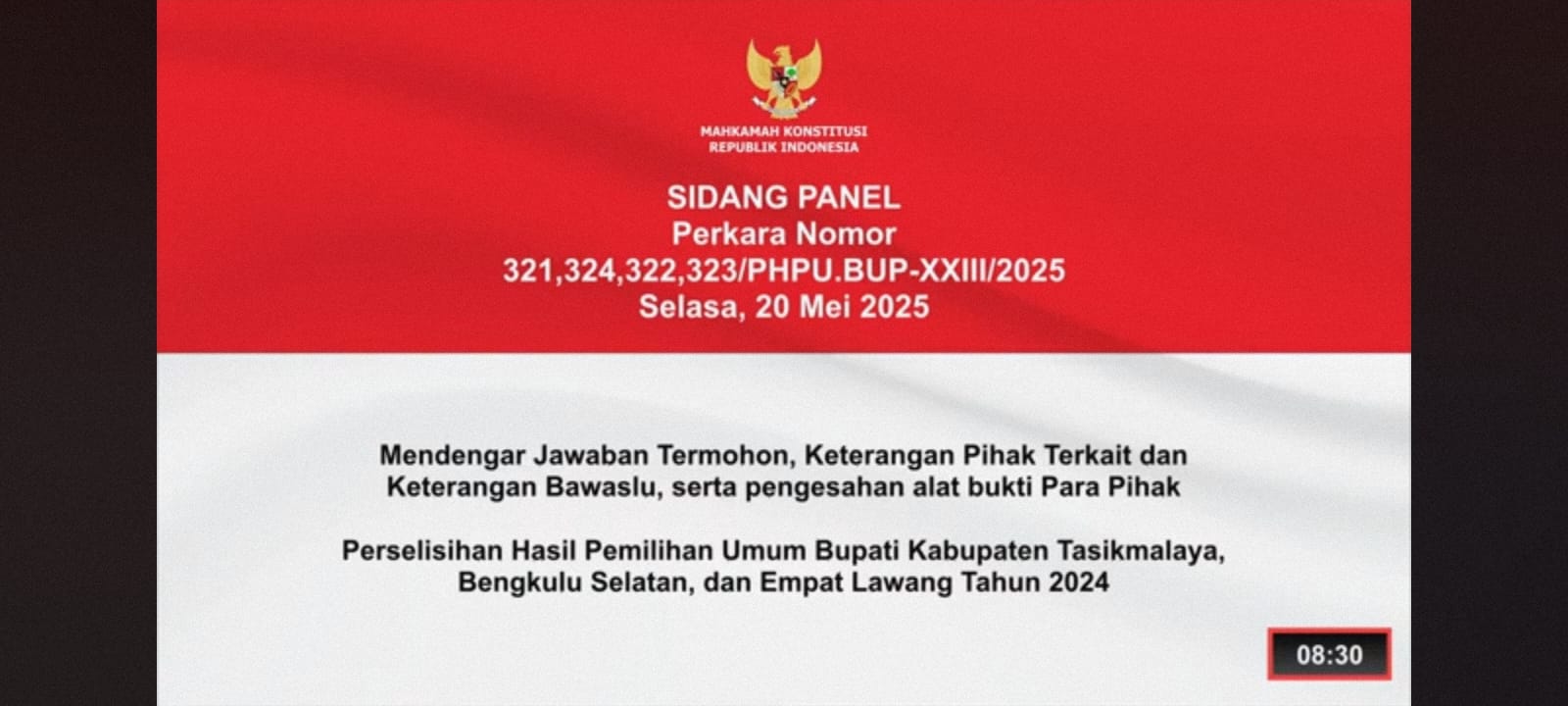 Sidang MK Sengketa PSU Bengkulu Selatan Memanas: KPU dan Bawaslu Kompak Tolak Dalil Pemohon