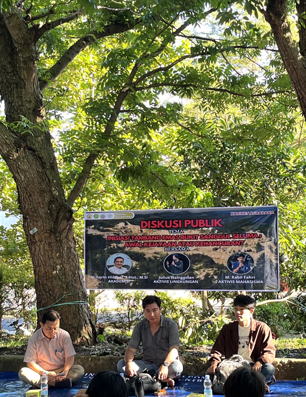 Diskusi Publik BEM FP UNIB Dengan Tema Inisiasi Tambang Emas Bukit Sanggul Seluma : Awal Kejayaan Atau Kehancuran?